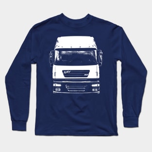 Classic ERF ECX lorry white monoblock Long Sleeve T-Shirt